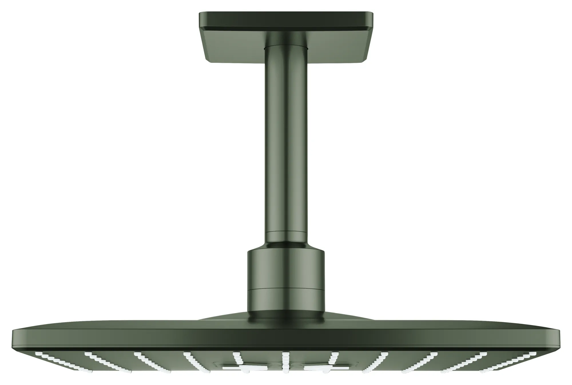 Kopfbrauseset Rainshower SmartActive 310 Cube 26481, 2 Strahlarten, Deckenauslass 142 mm, eckige Form, chrom