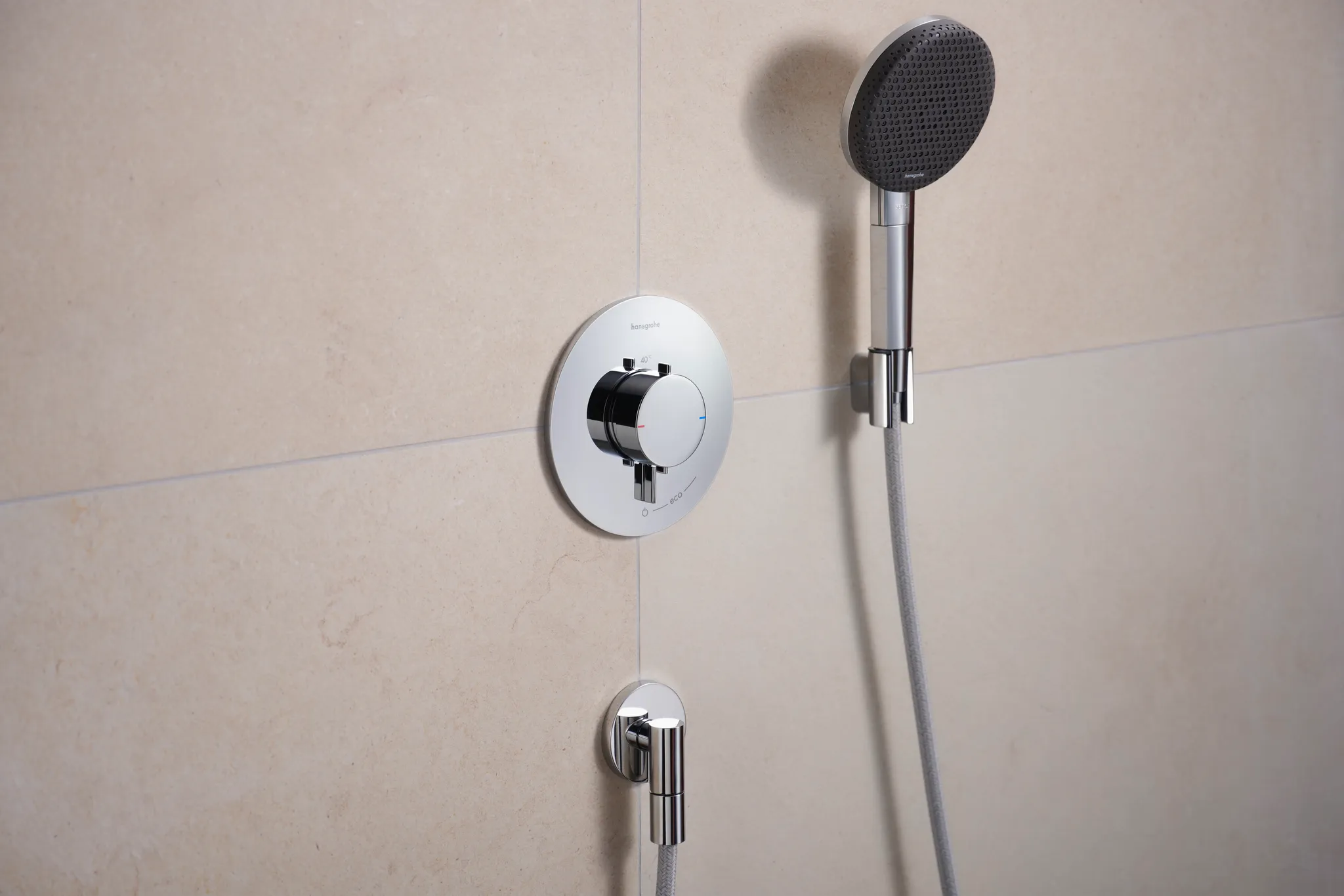 Hansgrohe Ecostat Comfort S Thermostat Unterputz für 1 Verbraucher, Chrom Hansgrohe Ecostat Comfort S Thermostat Unterputz für 1 Verbraucher, Chrom