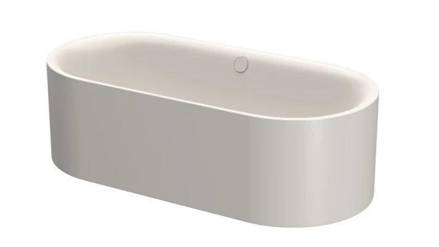 Bette oval Badewanne „BetteLux Oval Silhouette“ 190 × 90 cm in Flax