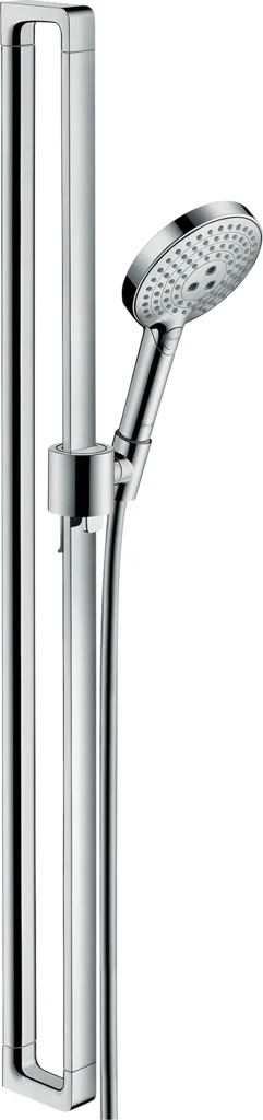 Hansgrohe AXOR Citterio E Brauseset 900 mm, Chrom, Handbrause 120 mm mit 3 Strahlarten, QuickClean, 15 l/min Durchfluss