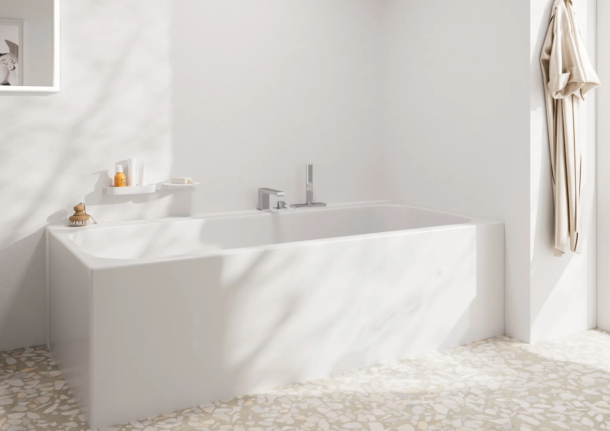 Hansgrohe WallStoris Wandstange 50 cm, Mattweiß Hansgrohe WallStoris Wandstange 50 cm, Mattweiß