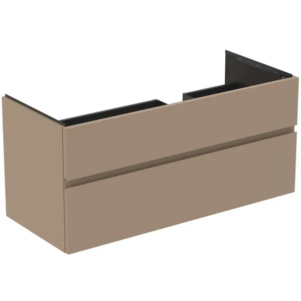 Ideal Standard Waschtischunterschrank „Finesse“ 120 × 55 × 50,5 cm Greige matt