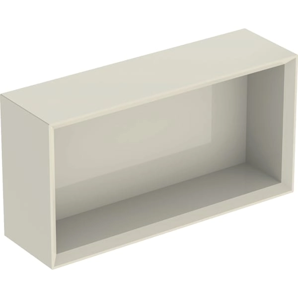 Geberit Hochschrank sand-grau / lackiert hochglänzend Geberit Hochschrank sand-grau / lackiert hochglänzend