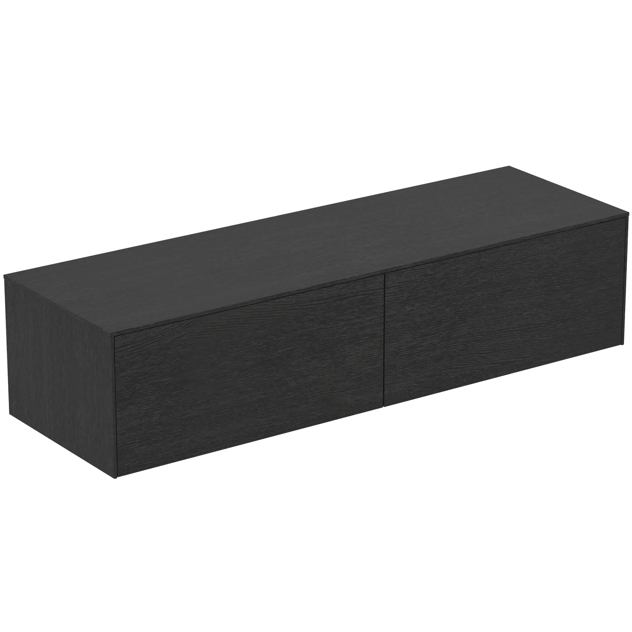 Ideal Standard Waschtischunterschrank „Conca“ 158,7 × 37 × 50,5 cm Eiche geflammt Furnier Ideal Standard Waschtischunterschrank „Conca“ 158,7 × 37 × 50,5 cm Eiche geflammt Furnier