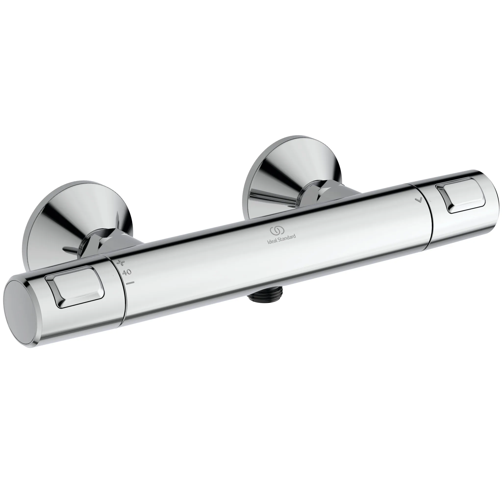 Brausethermostat Aufputz Ceratherm T25, Ausladung 80mm, Chrom Brausethermostat Aufputz Ceratherm T25, Ausladung 80mm, Chrom