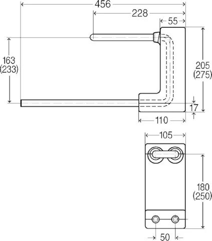 Viega „Raxofix“ Heizkörperanschlussblock 250 mm