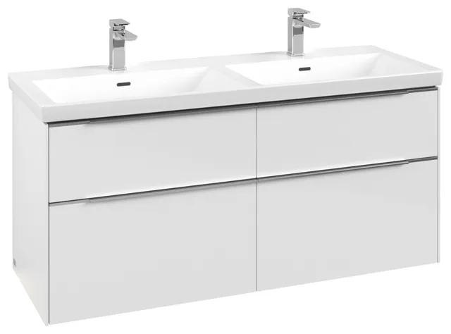 Villeroy & Boch Subway 3.0 Waschbeckenunterschrank C568L0, 1272 x 576 x 478 mm, Brilliant White Villeroy & Boch Subway 3.0 Waschbeckenunterschrank C568L0, 1272 x 576 x 478 mm, Brilliant White
