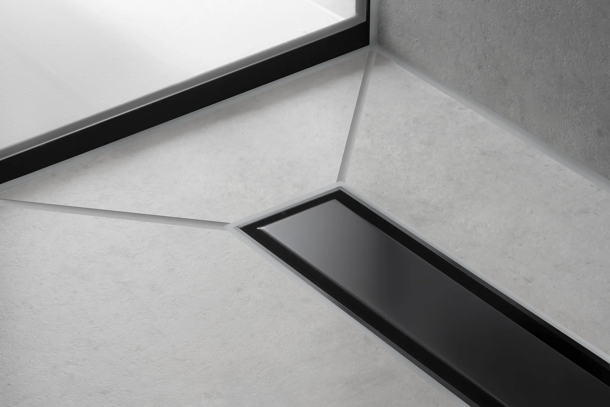 RainDrain Match Fertigset Duschrinne 800 mit höhenverstellbarem Rahmen, Mattschwarz RainDrain Match Fertigset Duschrinne 800 mit höhenverstellbarem Rahmen, Mattschwarz