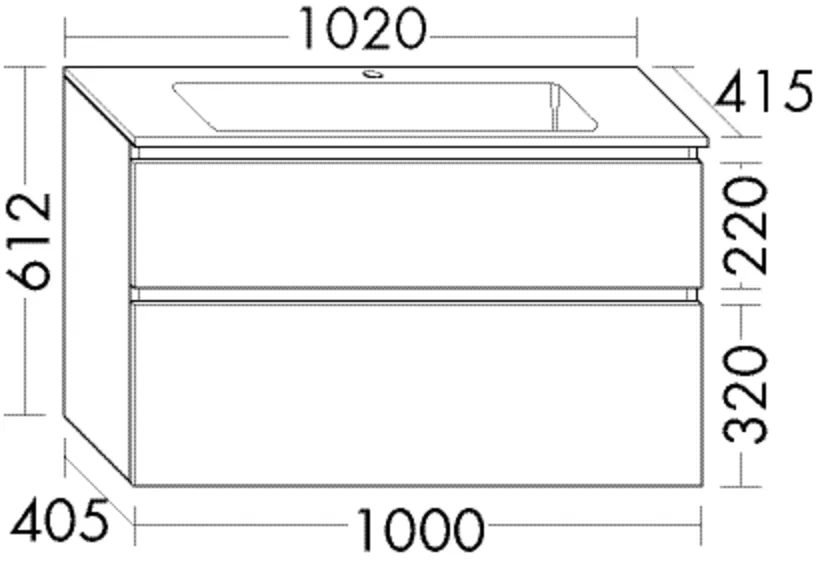 burgbad Waschtischunterschrank „Lin20“ in Sandorange Hochglanz burgbad Waschtischunterschrank „Lin20“ in Sandorange Hochglanz