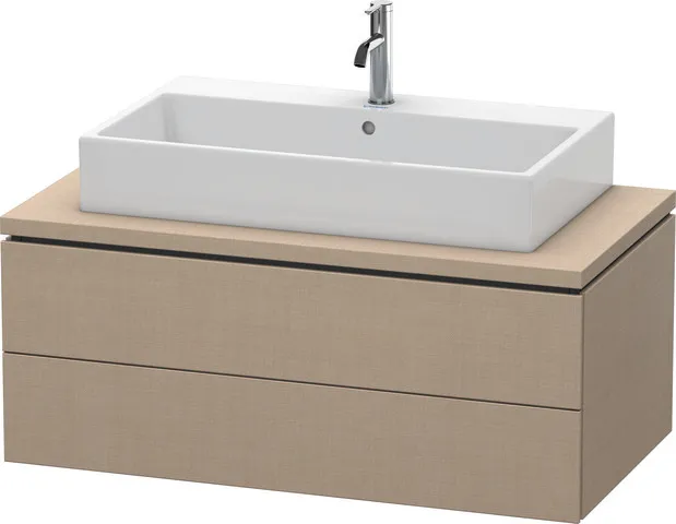 Duravit Waschtischunterschrank wandhängend „L-Cube“ 102 × 40 × 54,7 cm Leinen Duravit Waschtischunterschrank wandhängend „L-Cube“ 102 × 40 × 54,7 cm Leinen