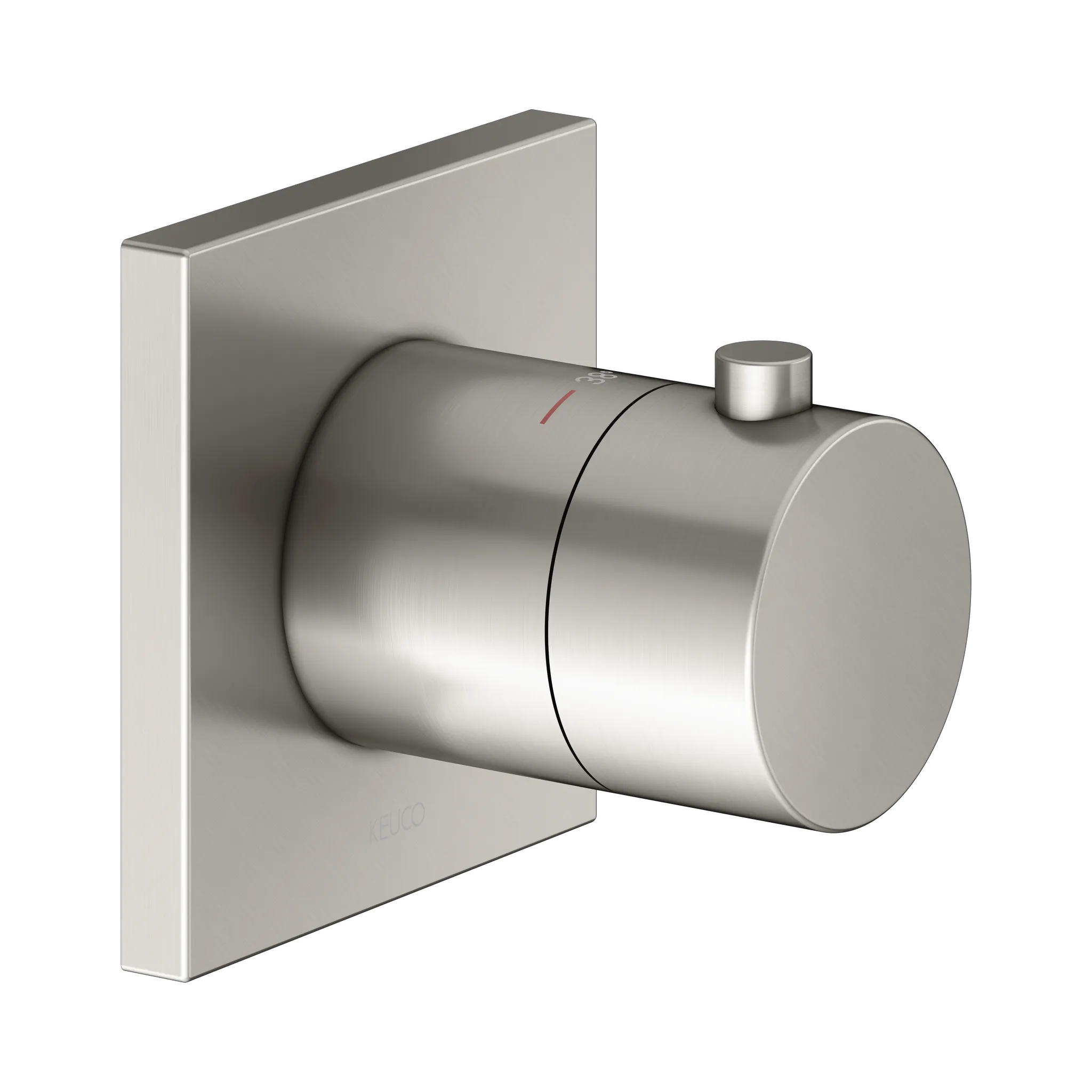 IXMO 59553050002 Thermostatarmatur UP DN15 eckig Nickel gebürstet