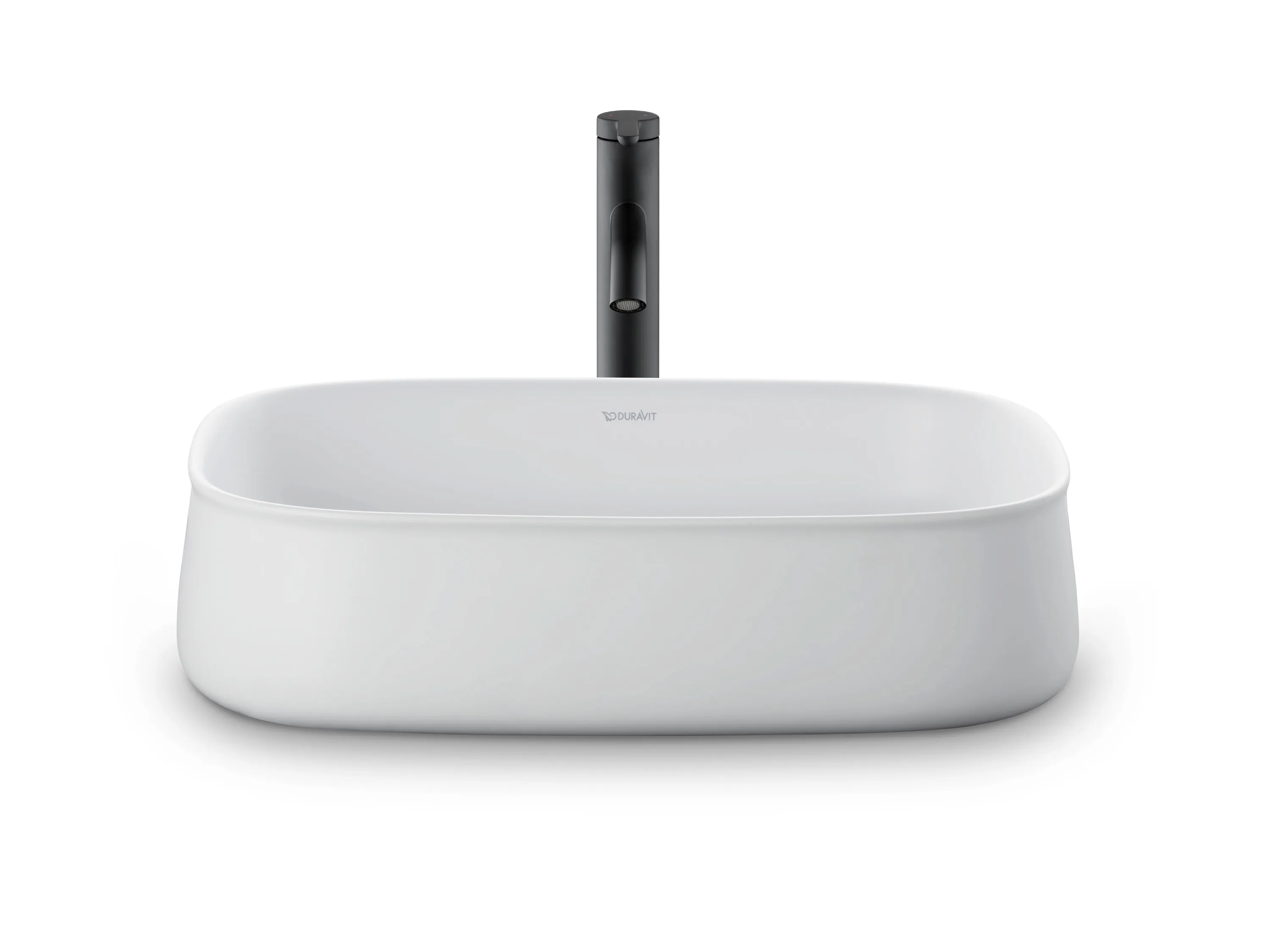 Aufsatzwaschtisch geschliffen „Zencha“ 55 × 39 × 13,5 cm, ohne Hahnlochbohrung in Weiß Seidenmatt Aufsatzwaschtisch geschliffen „Zencha“ 55 × 39 × 13,5 cm, ohne Hahnlochbohrung in Weiß Seidenmatt