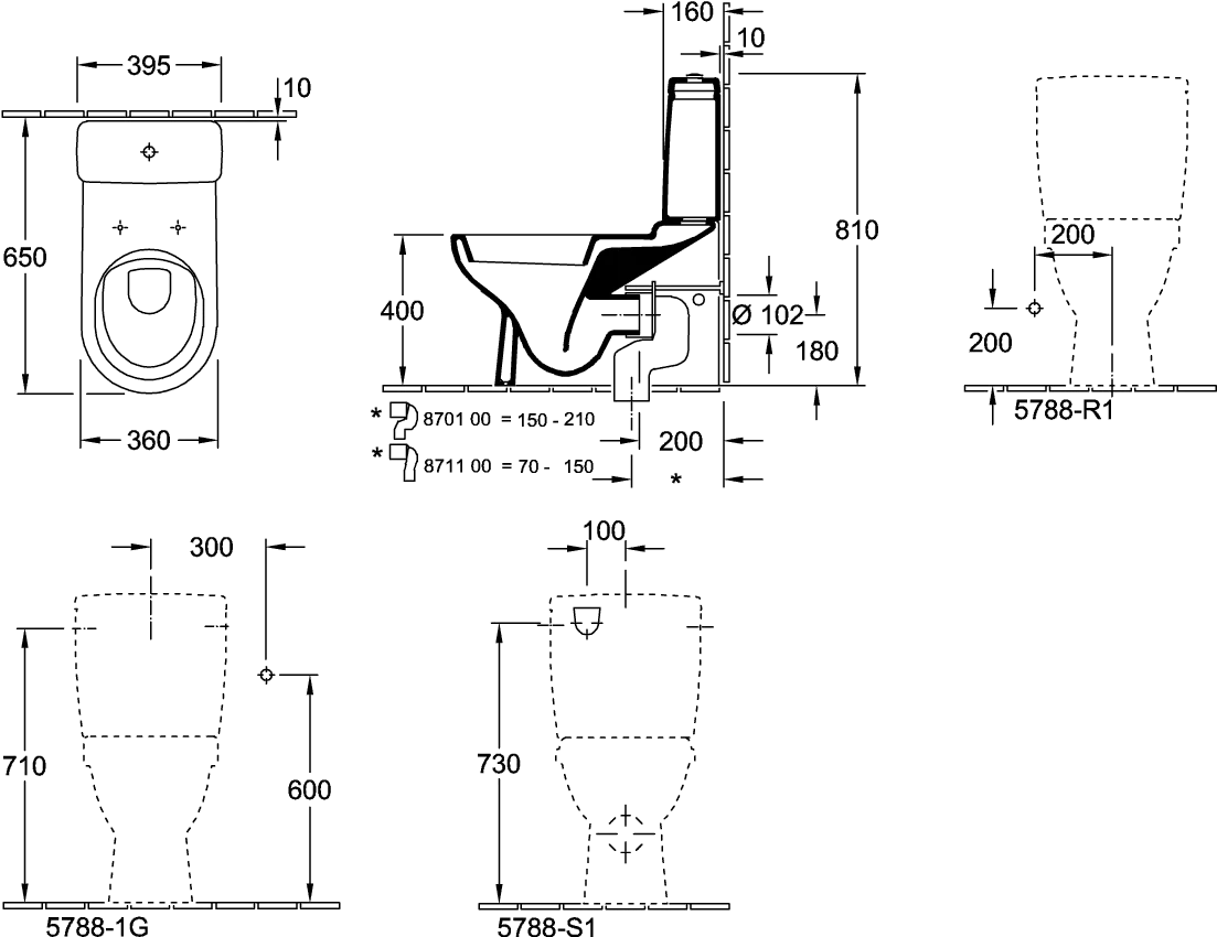 Villeroy & Boch O.novo Spülkasten 5788S1, 394x147x370mm, Weiß Alpin Villeroy & Boch O.novo Spülkasten 5788S1, 394x147x370mm, Weiß Alpin