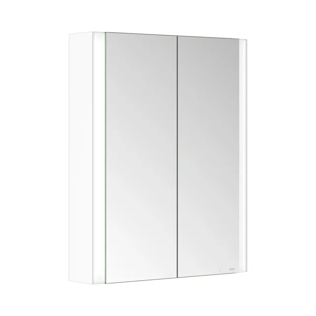 KEUCO Wandvorbau Spiegelschrank „Somaris“ Weiß (matt), ohne Spiegelheizung 600 × 710 × 128 mm