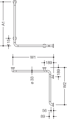 HEWI Haltegriff „Serie 801“