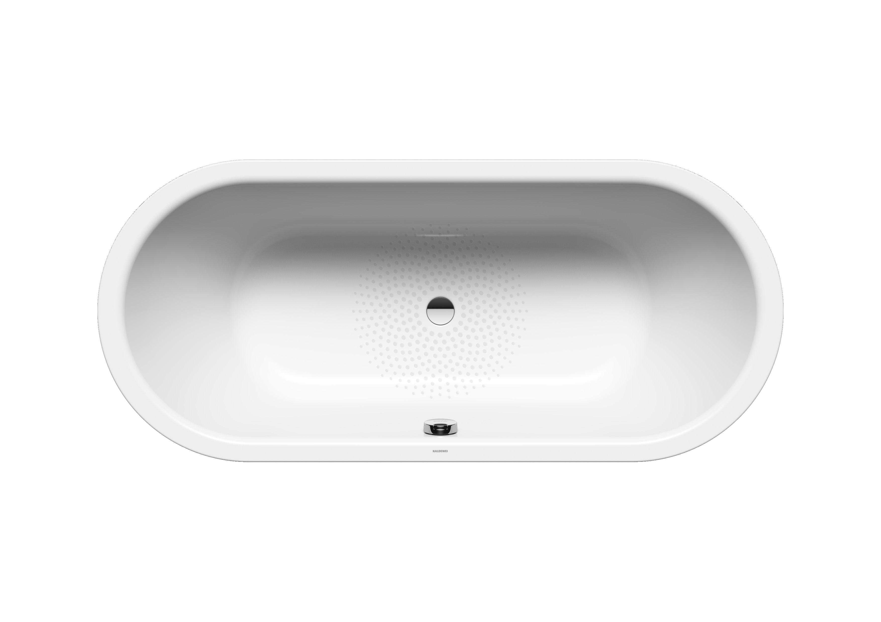 Kaldewei Badewanne „Classic Duo Oval“ oval 160 × 70 cm, mit Grifflochbohrungen in pergamon