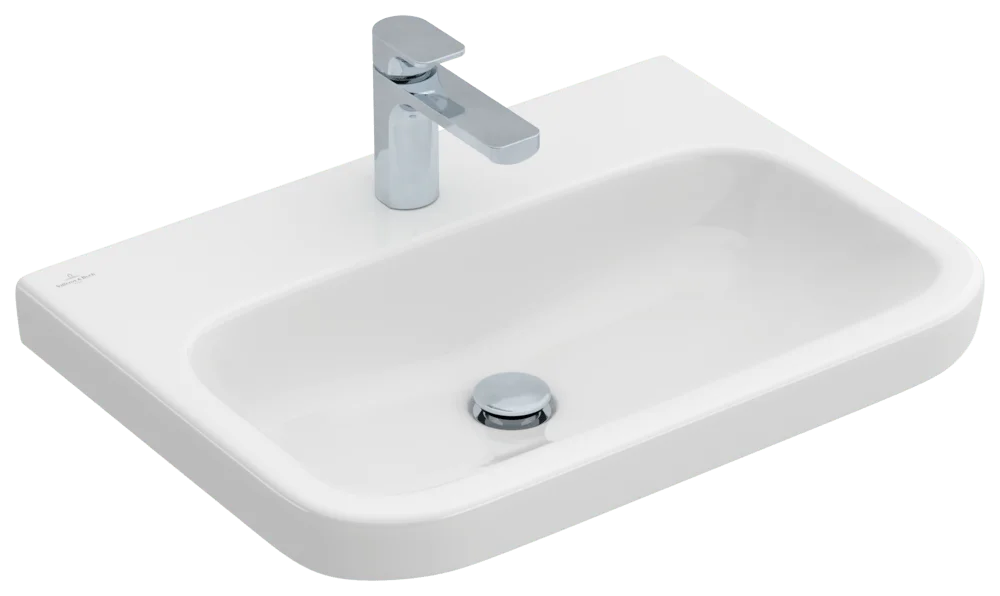 Villeroy & Boch Architectura Wandwaschbecken Weißen Alpin 180 mm Höhe 650x470x180 mm Rechteck ohne Überlauf