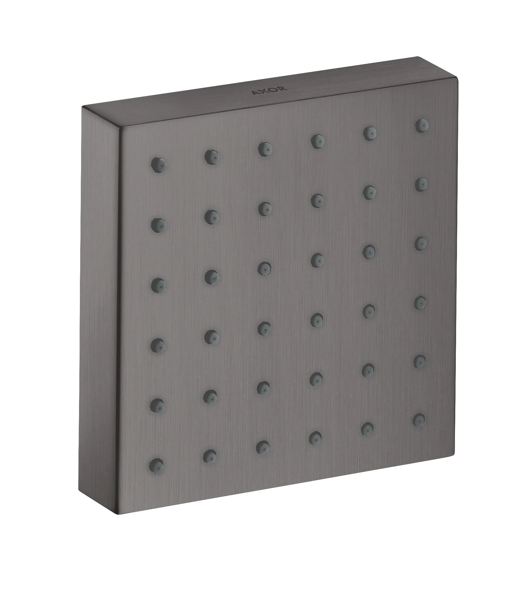 Hansgrohe AXOR ShowerSolutions Brausemodul 120 mm, Brushed Black Chrome, Rain Strahl, verstellbarer Winkel, für Kopf-, Nacken- oder Seitenbrause Hansgrohe AXOR ShowerSolutions Brausemodul 120 mm, Brushed Black Chrome, Rain Strahl, verstellbarer Winkel, für Kopf-, Nacken- oder Seitenbrause