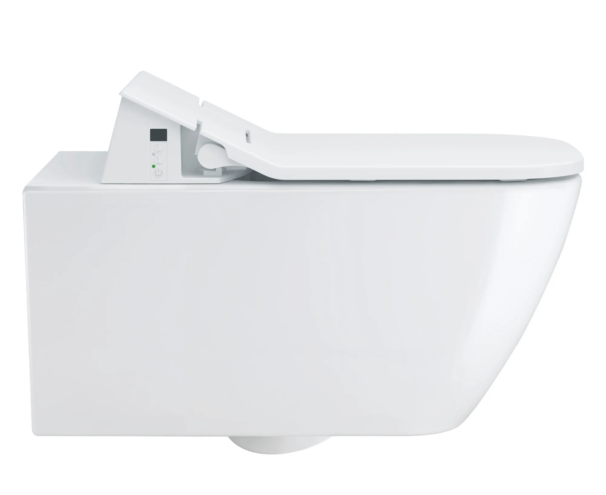 Duravit Wand-Tiefspül-WC inkl. SensoWash® Slim-Sitz „ME by Starck“ 37,3 × 57 × 10,6 cm ,, Befestigung verdeckt