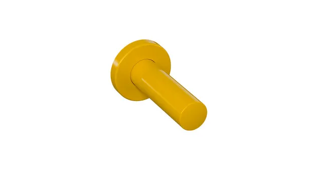 HEWI Reservepapierhalter Serie 477 PG74 Senfgelb HEWI Reservepapierhalter Serie 477 PG74 Senfgelb