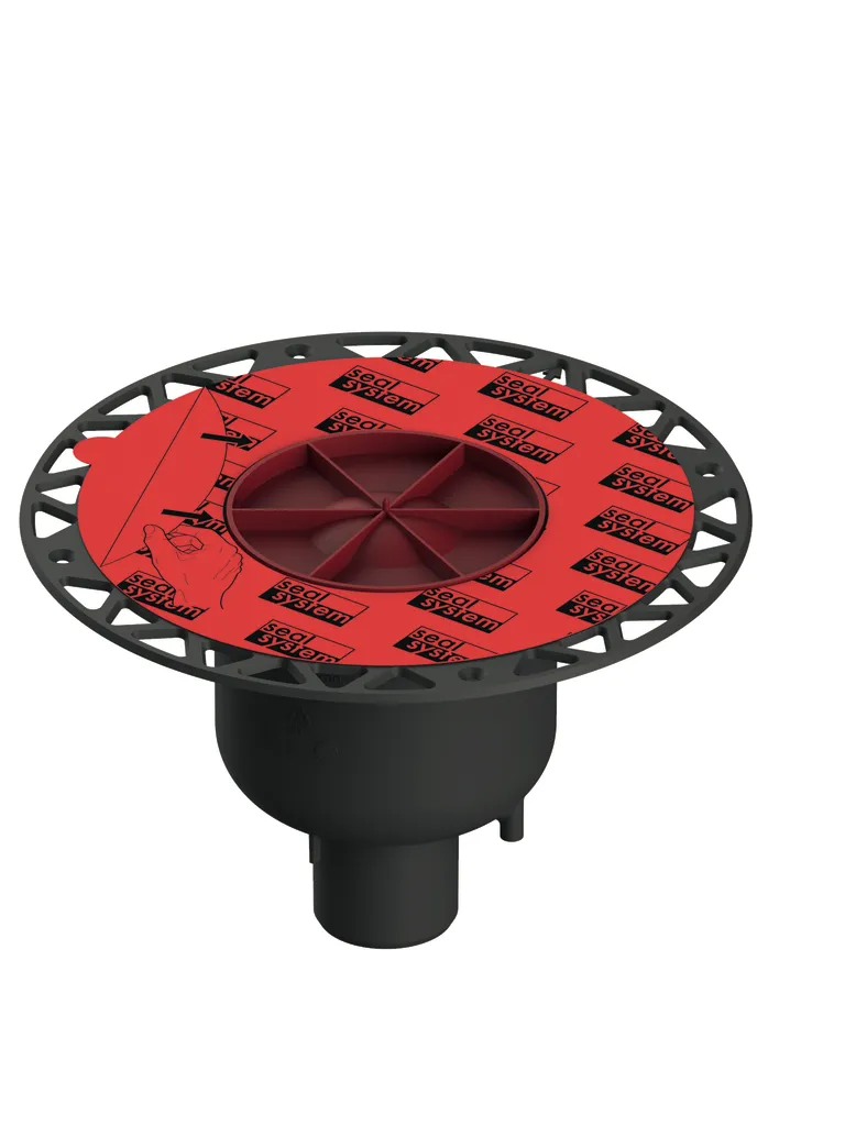 drainpoint S Ablauf DN 50 senkrecht mit Seal System Universalflansch drainpoint S Ablauf DN 50 senkrecht mit Seal System Universalflansch