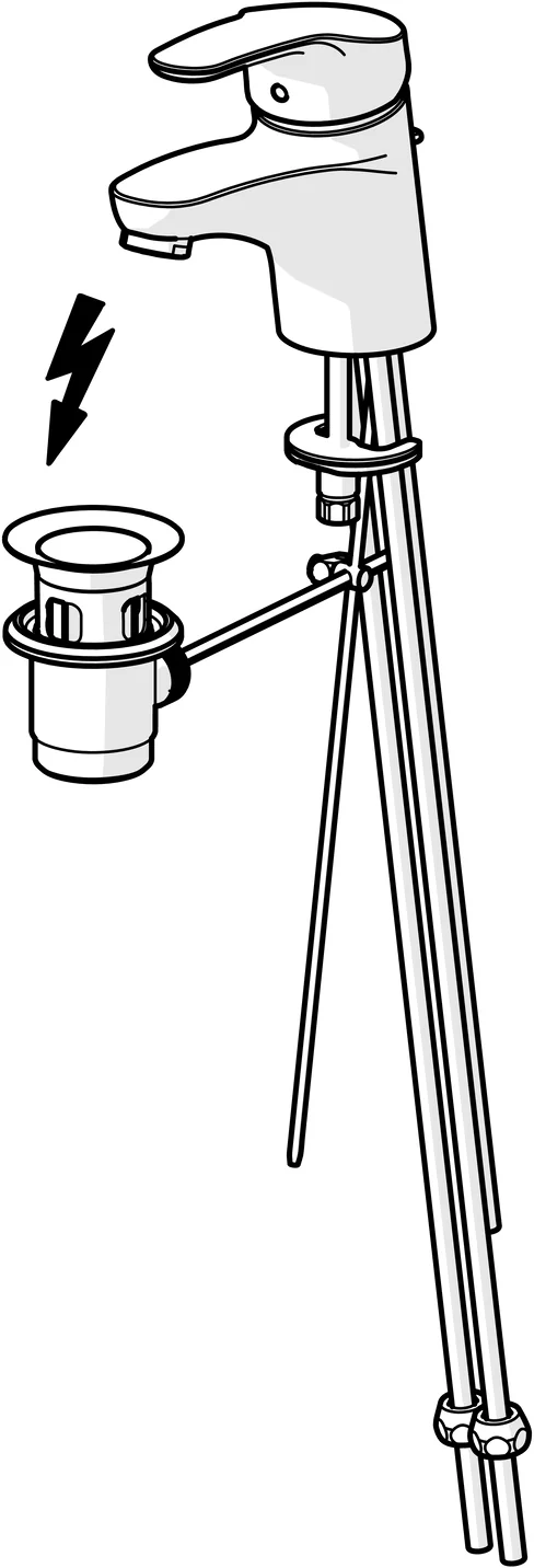 HansaMIX Waschtischarmatur Hansamix neu Einhebelmischer Kupferrohr Chrom HansaMIX Waschtischarmatur Hansamix neu Einhebelmischer Kupferrohr Chrom