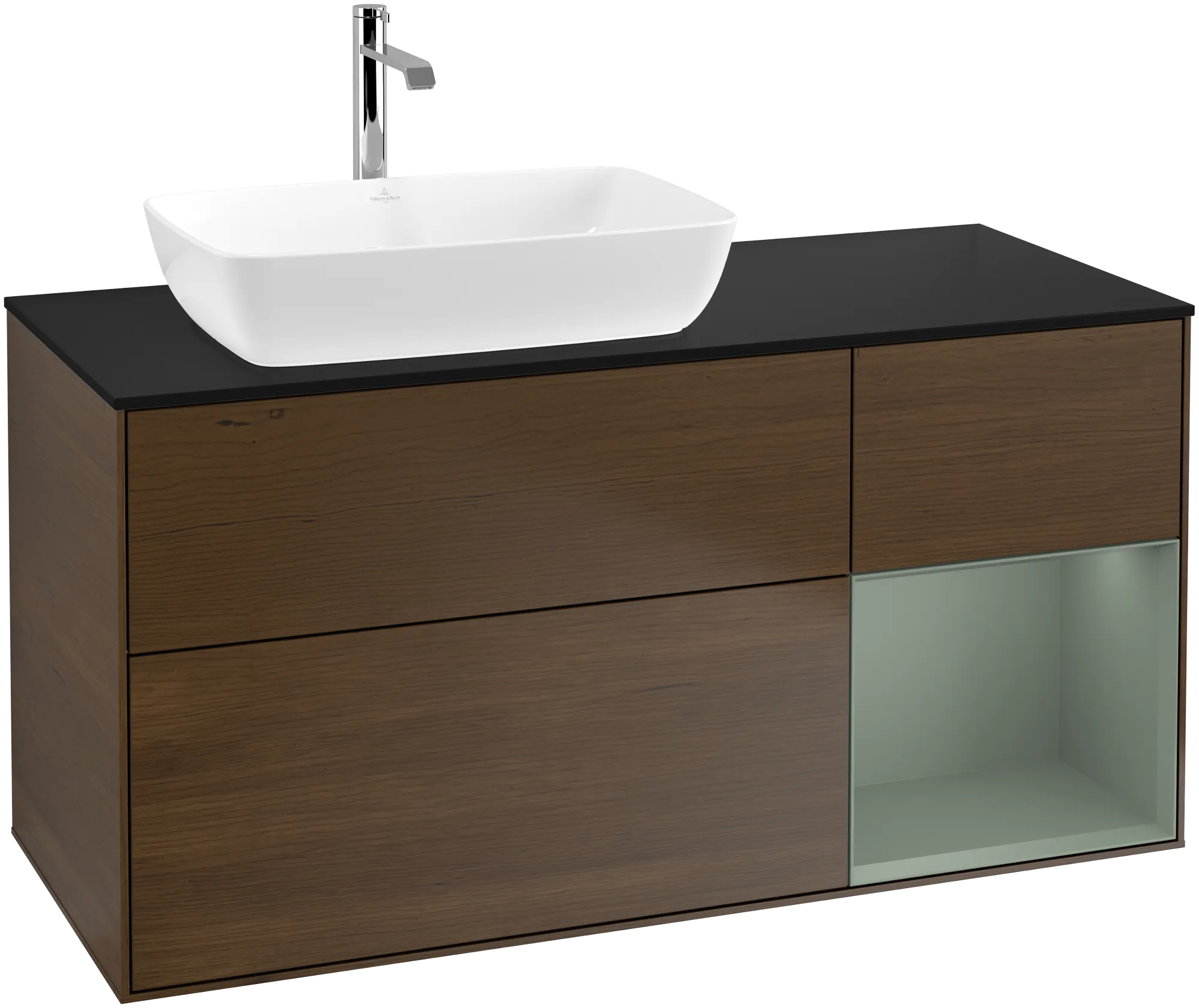 Villeroy & Boch Finion Waschbeckenunterschrank F81 1200x603x501mm mit Beleuchtung