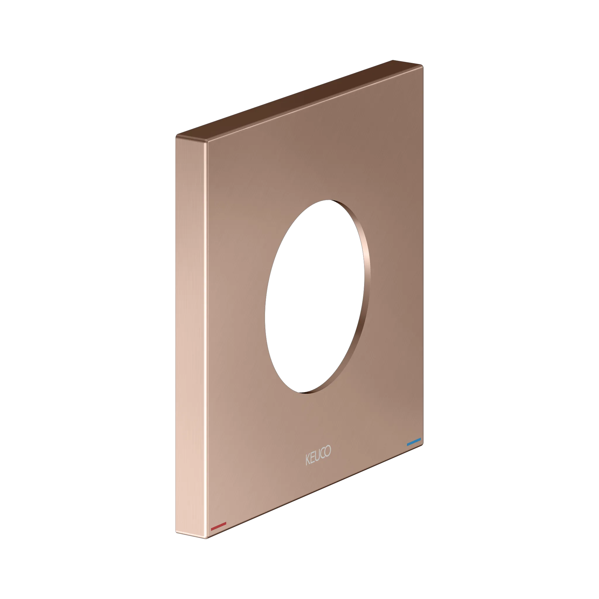 IXMO Wandrosette 105 x 105 mm Rotgold geb.