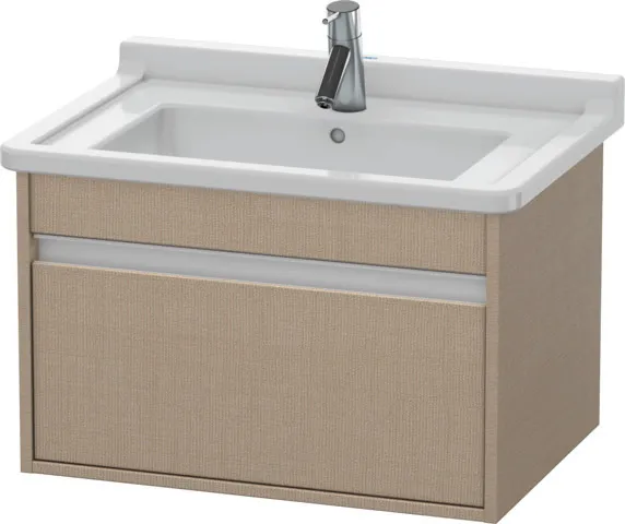 Duravit Waschtischunterschrank wandhängend „Ketho“ 65 × 41 × 45,5 cm Leinen Duravit Waschtischunterschrank wandhängend „Ketho“ 65 × 41 × 45,5 cm Leinen