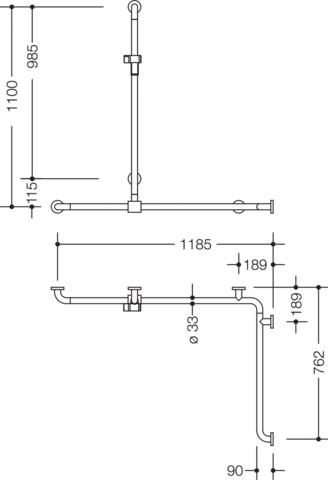 HEWI Haltegriff „Serie 805 Classic“