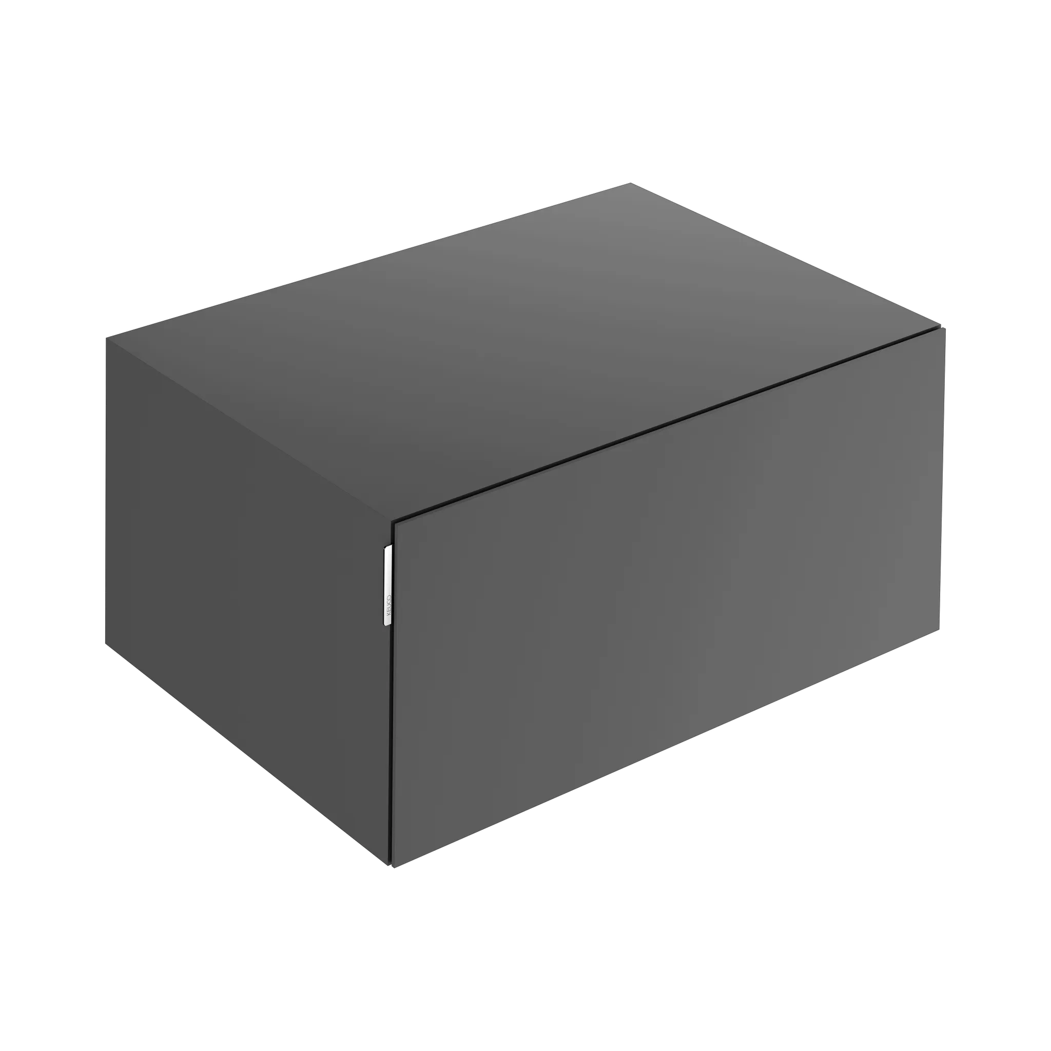 KEUCO Sideboard mit Auszug „Edition 11 Art“ Smoke (Lack, seidenmatt), Smoke (Lack, seidenmatt), ohne Beleuchtung 80 × 35 × 49 cm KEUCO Sideboard mit Auszug „Edition 11 Art“ Smoke (Lack, seidenmatt), Smoke (Lack, seidenmatt), ohne Beleuchtung 80 × 35 × 49 cm