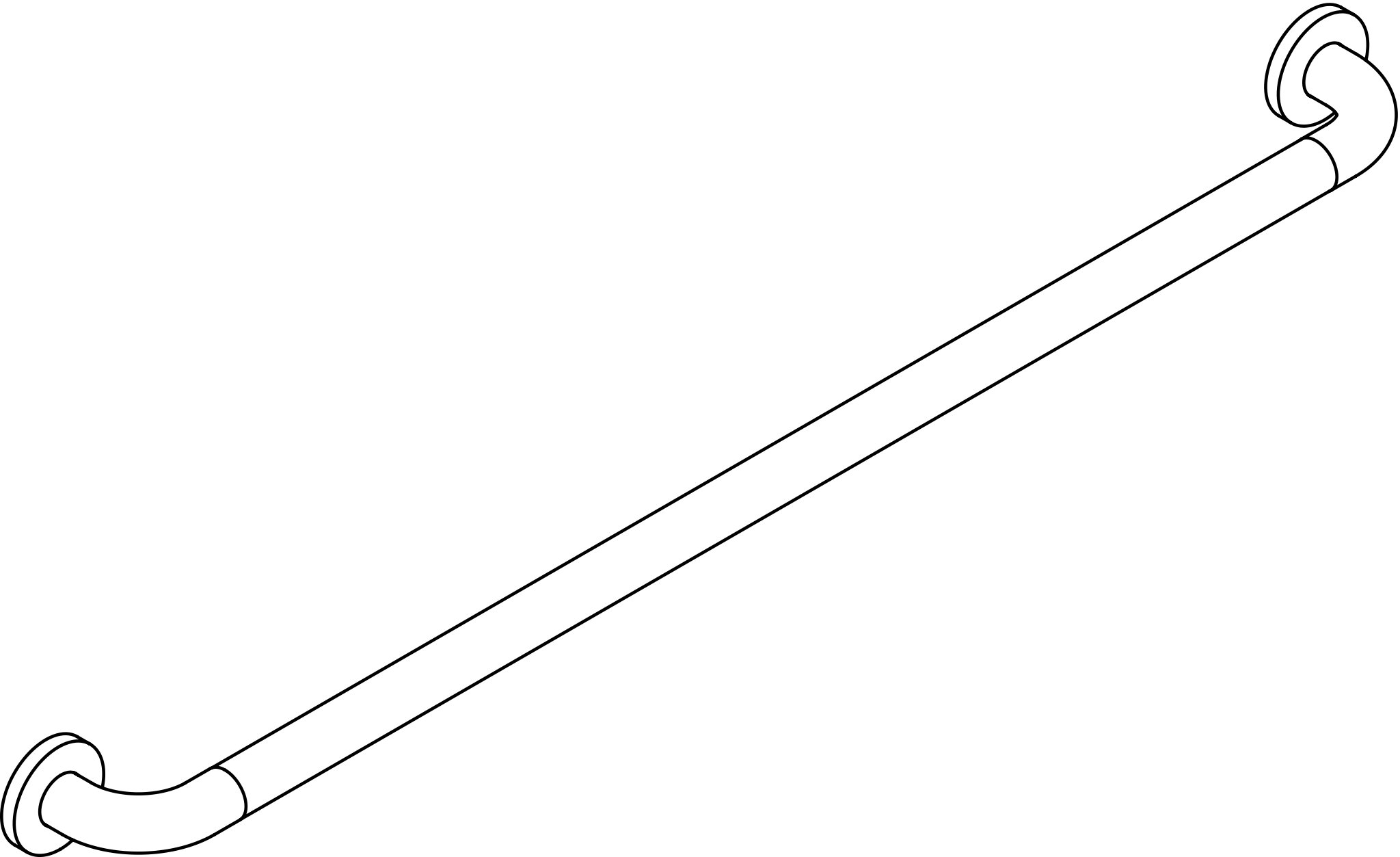 HEWI Handtuchhalter „Serie 477“ 107 cm