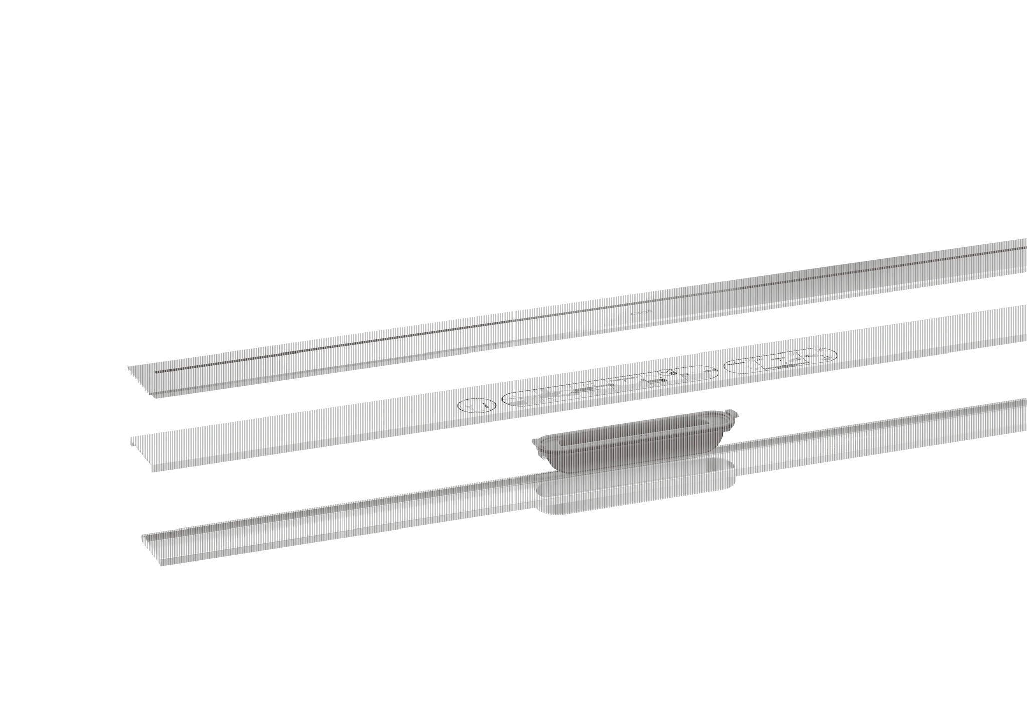 Hansgrohe AXOR Drain Fertigset Duschrinne 1000, Chrom Hansgrohe AXOR Drain Fertigset Duschrinne 1000, Chrom