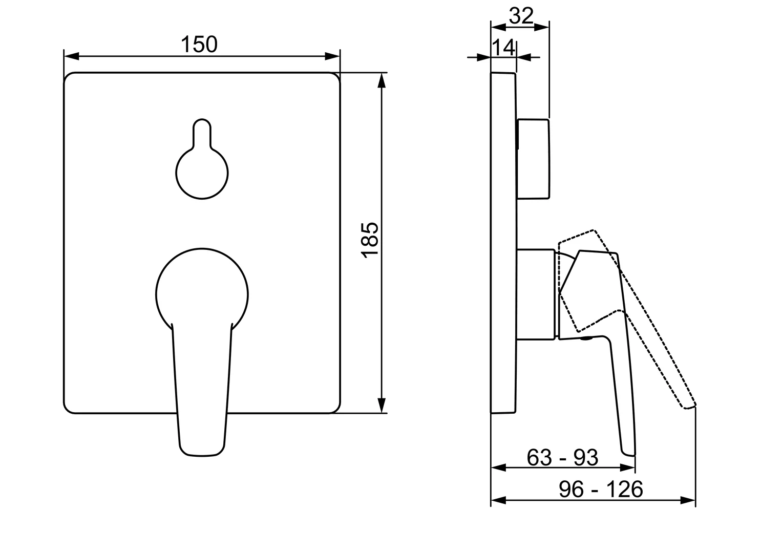 Hansa HansaPOLO Wannen- und Brausearmatur Einhebelmischer Fertigmontageset für Wanne/Brause HansaPOLO 8062 Rosette eckig mit Sicherungseinrichtung Chrom Hansa HansaPOLO Wannen- und Brausearmatur Einhebelmischer Fertigmontageset für Wanne/Brause HansaPOLO 8062 Rosette eckig mit Sicherungseinrichtung Chrom