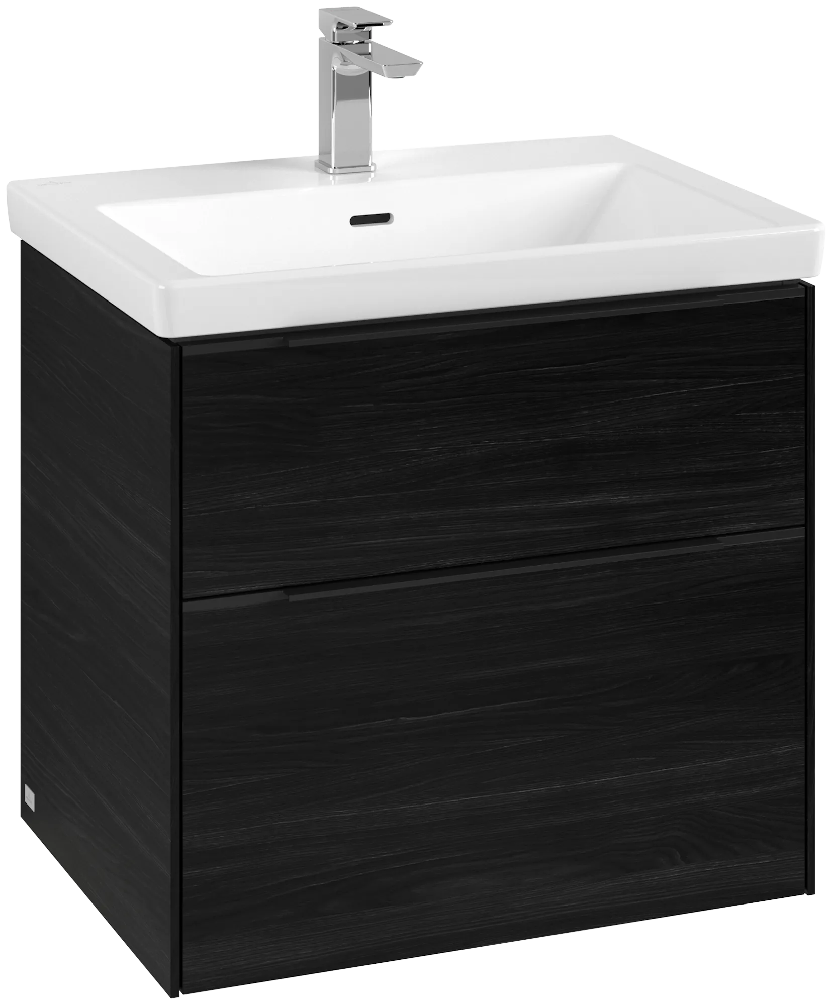 Villeroy & Boch Subway 3.0 Waschbeckenunterschrank C576L1, 622x576x478mm, Black Oak