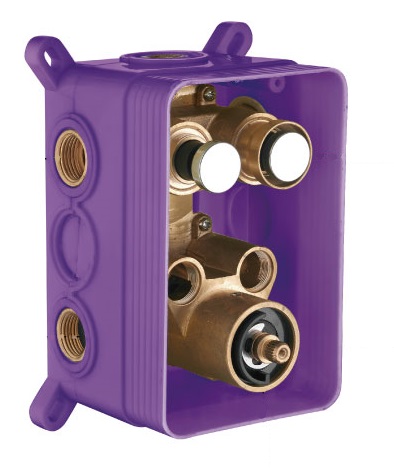 AqvaZone Einbaukörper „Easy Push Box“ 2 Abgänge AqvaZone Einbaukörper „Easy Push Box“ 2 Abgänge