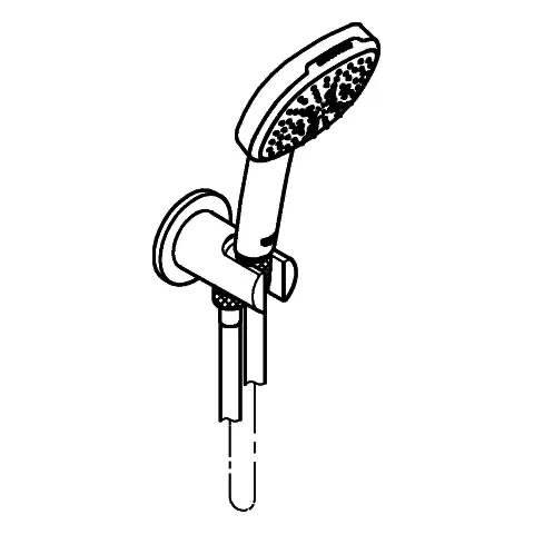 Grohe Tempesta Cube 110 Wandhalterset 3 Strahlarten Grohe Tempesta Cube 110 Wandhalterset 3 Strahlarten