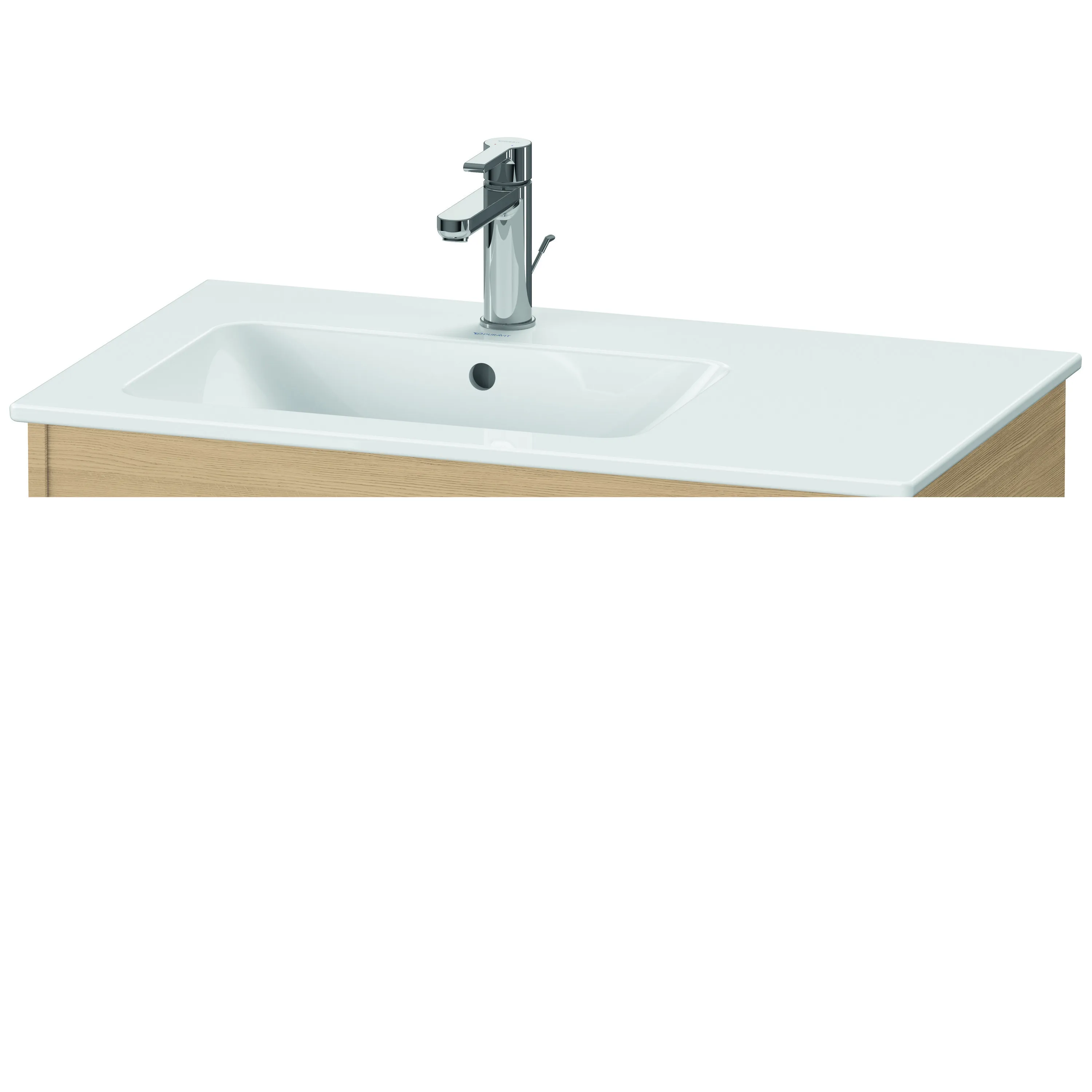 Duravit Waschtischunterschrank wandhängend „Ketho“ 80 × 41 × 47,5 cm Eiche Natur