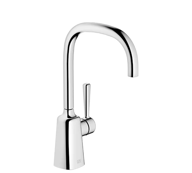 Dornbracht COYA Waschtisch-Einhandbatterie Chrom, Ausladung 165 mm, schwenkbar 360°, Armaturenhöhe 308 mm, Bohrungsdurchmesser 35 mm