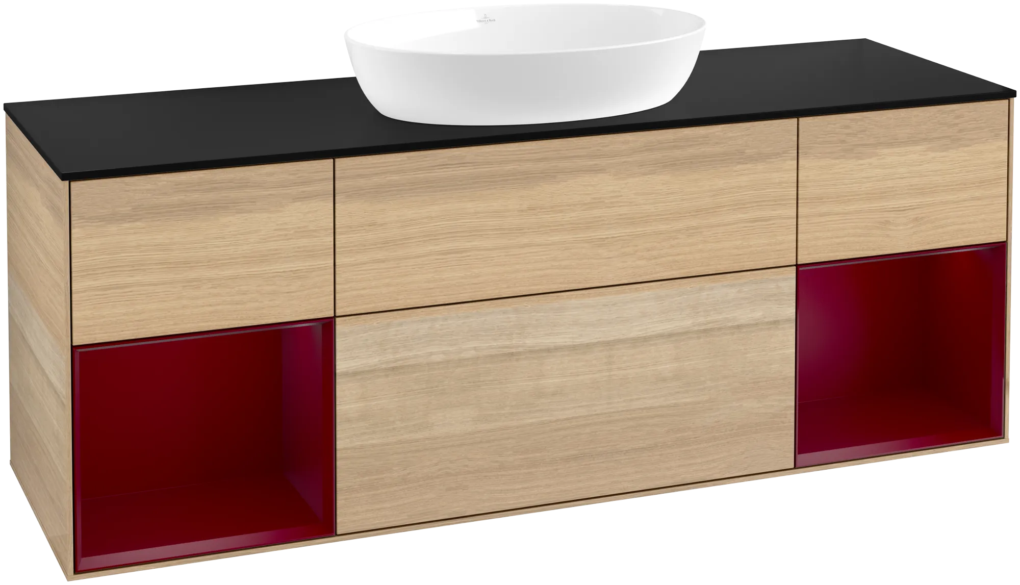 Villeroy & Boch Finion Waschbeckenunterschrank FD0, 1600 x 603 x 501 mm, mit Beleuchtung