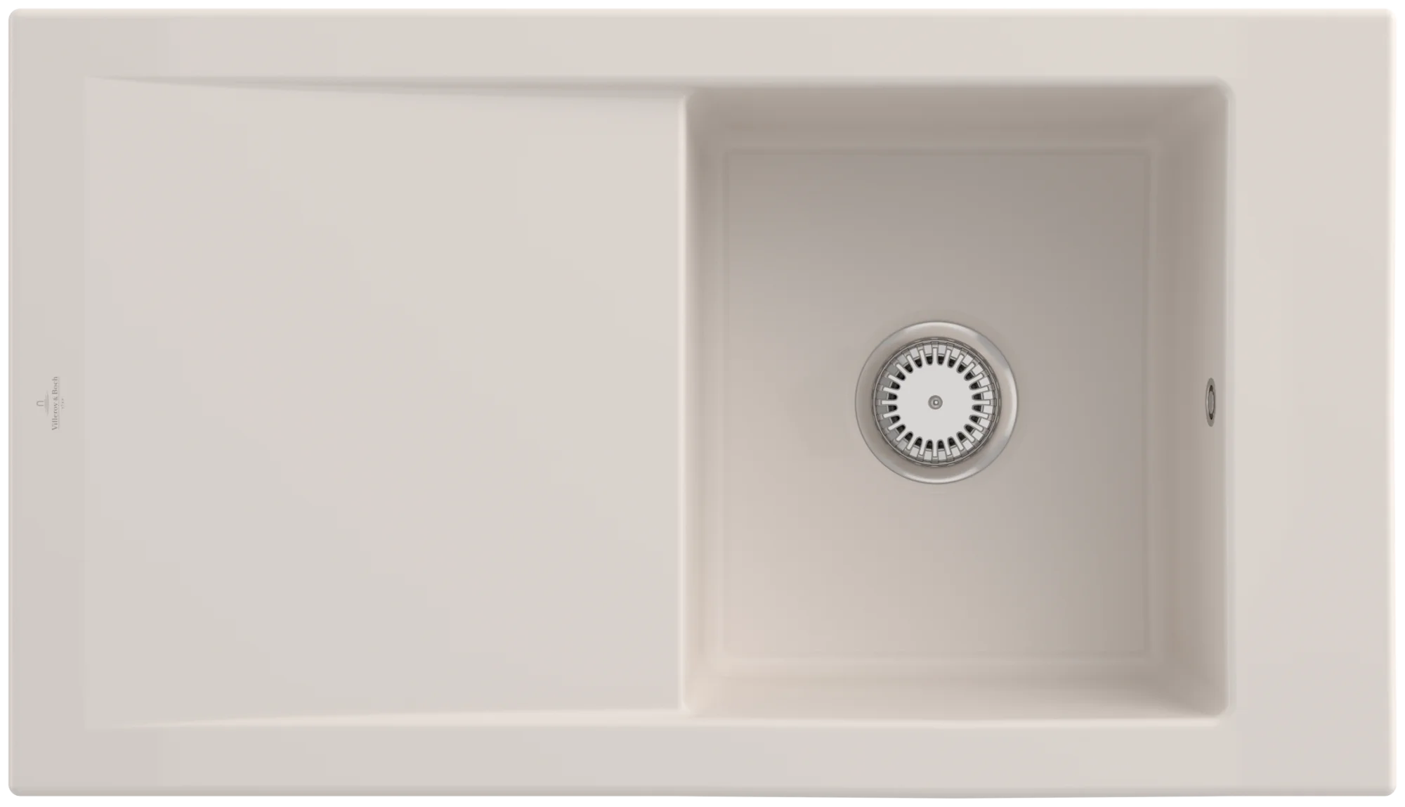 Villeroy & Boch Timeline 50 Einbauspüle 900x510mm Keramik Crema cplus
