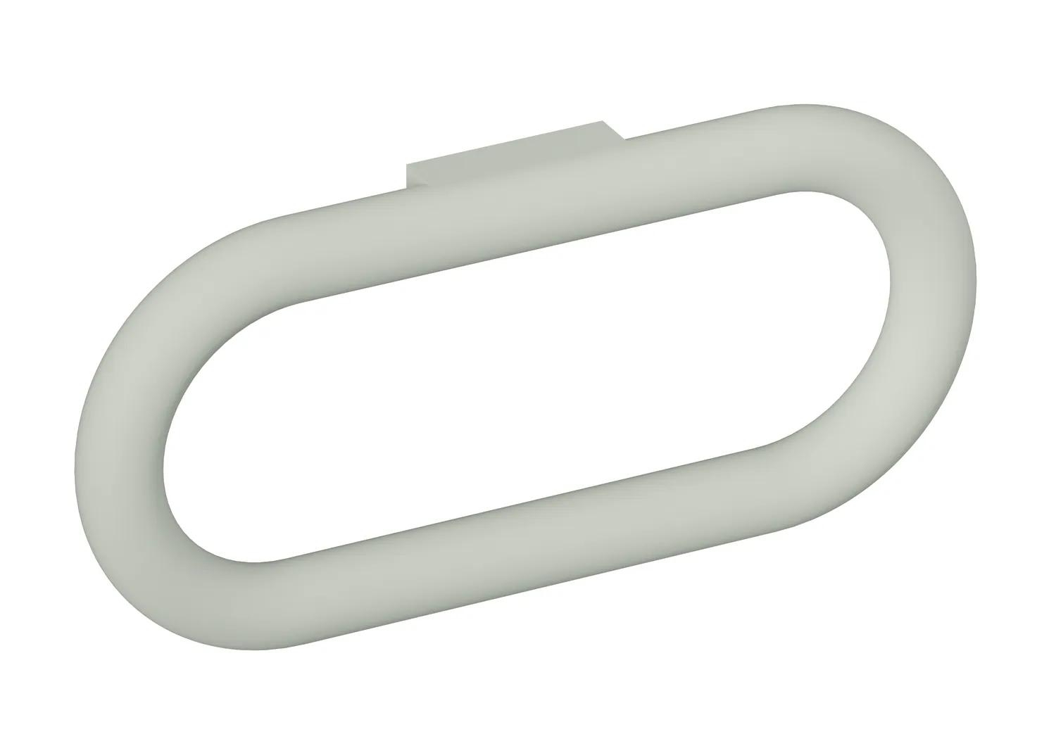 HEWI Handtuchring „Serie 477“ 32 × 15 × 2,8 cm in Lichtgrau