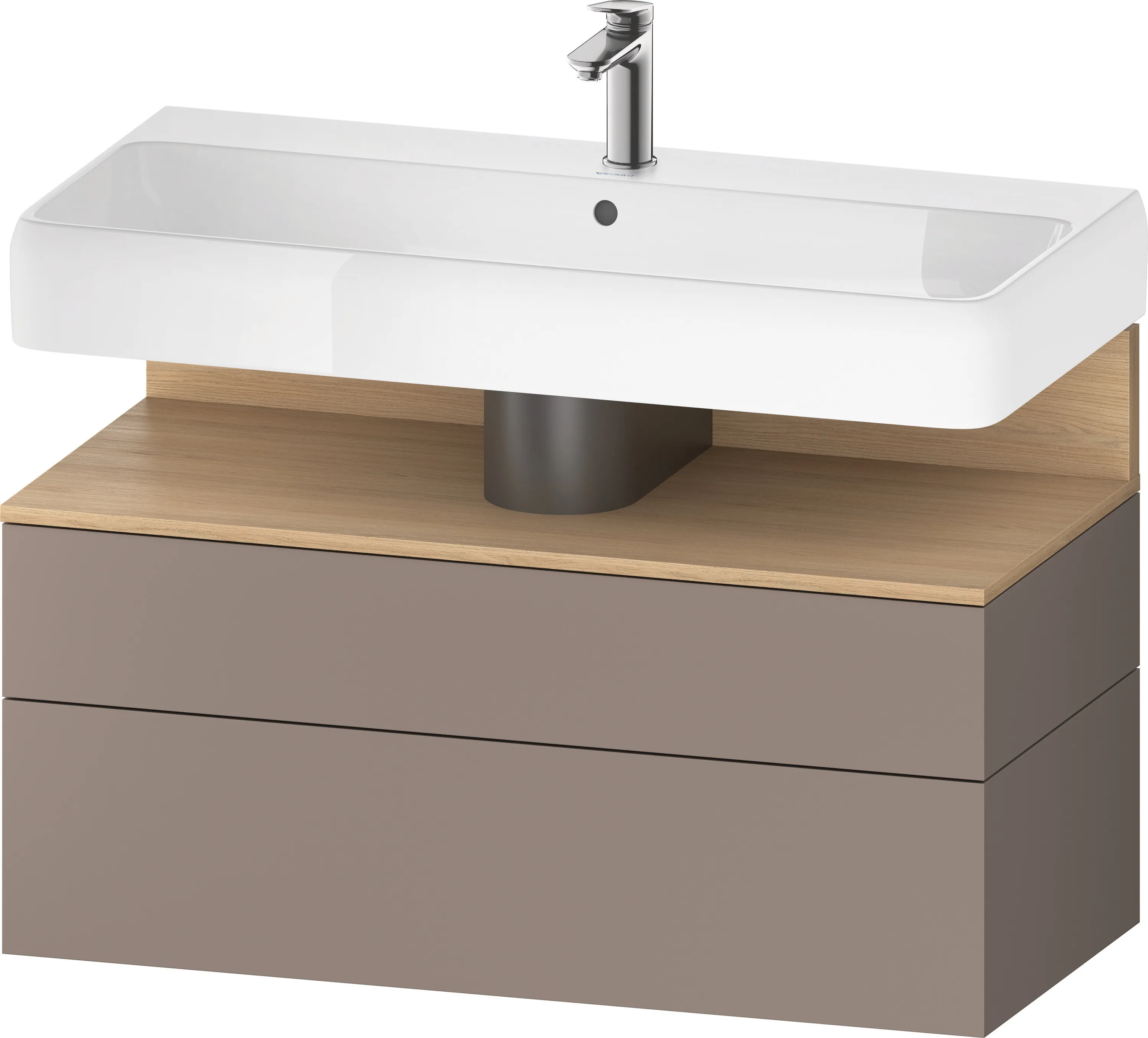 Duravit Waschtischunterschrank wandhängend „Qatego“ 99 × 59 × 47 cm, ohne Beleuchtung