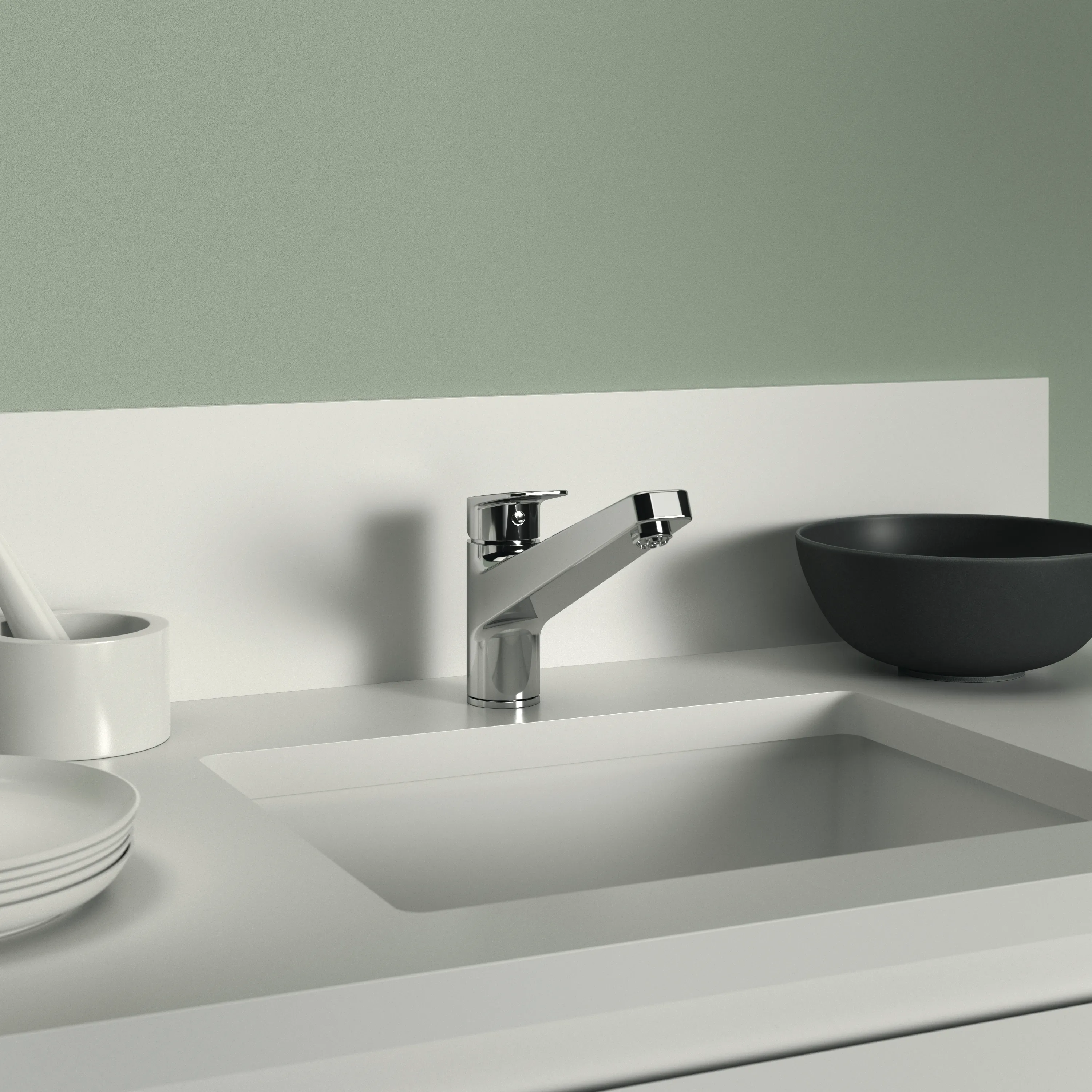 Küchenarmatur Ceraplan Ausladung 219mm Niederdruck Chrom Küchenarmatur Ceraplan Ausladung 219mm Niederdruck Chrom