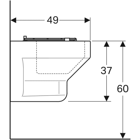 Publica Ausguss mit Klapprost: B=40cm, H=37cm, T=49cm Publica Ausguss mit Klapprost: B=40cm, H=37cm, T=49cm
