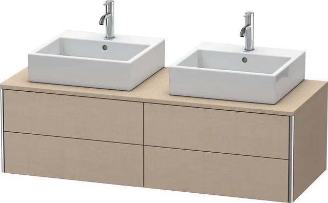 Duravit Waschtischunterschrank wandhängend „XSquare“ 140 × 40 × 54,8 cm Duravit Waschtischunterschrank wandhängend „XSquare“ 140 × 40 × 54,8 cm