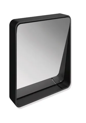 HEWI Spiegel „System 800“ in Schwarz tiefmatt HEWI Spiegel „System 800“ in Schwarz tiefmatt