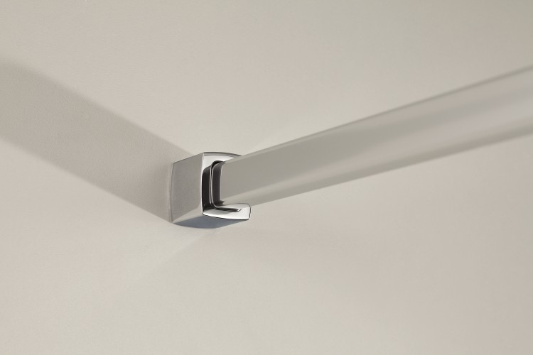 HSK teilgerahmte Drehtür mit Nebenteil pendelbar 2-teilig „Exklusiv“ Glas Grau, Profile Chromoptik (Alu Hochglanz poliert), B: 1200 mm H: 2000 mm HSK teilgerahmte Drehtür mit Nebenteil pendelbar 2-teilig „Exklusiv“ Glas Grau, Profile Chromoptik (Alu Hochglanz poliert), B: 1200 mm H: 2000 mm