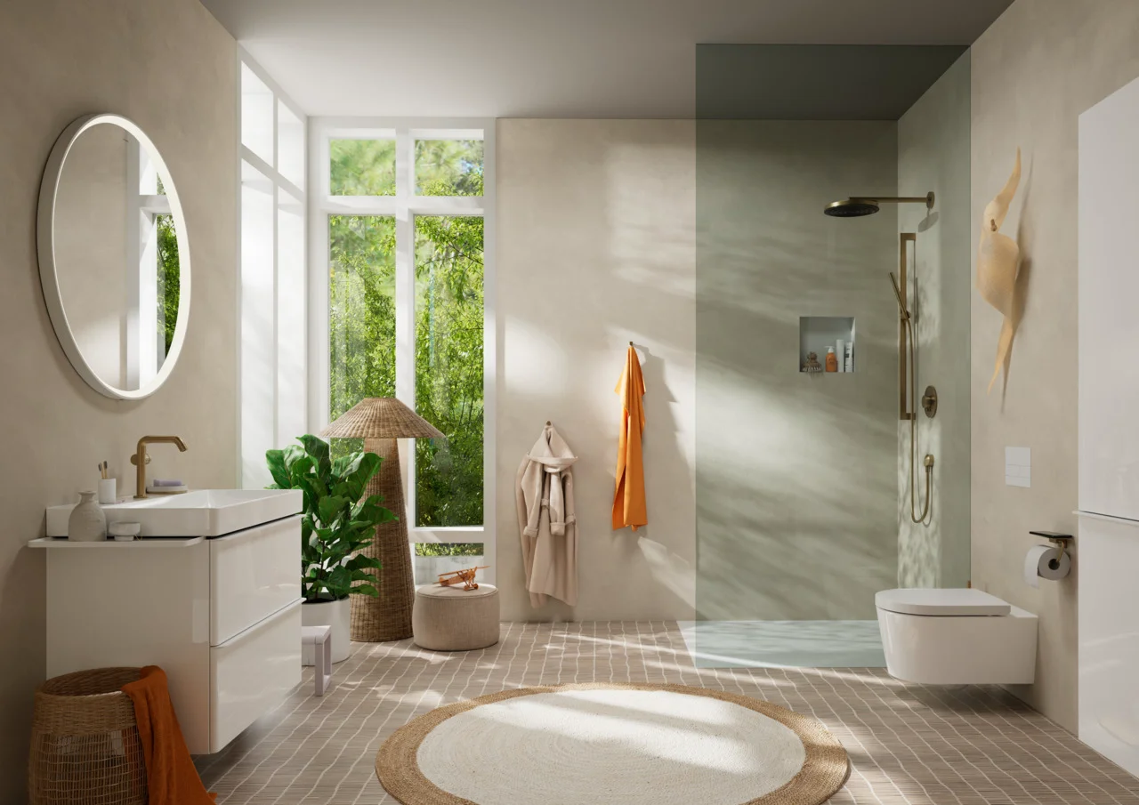 Hansgrohe ShowerSelect Comfort S Thermostat Unterputz, Brushed Bronze, 2 Verbraucher, max. Durchfluss 27 l/min, min./max. Betriebsdruck 1/10 bar