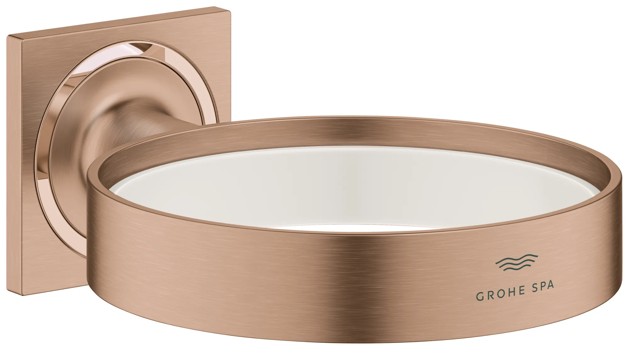 Halter Allure 40963_1, für Seifenschale 40 256 003 oder Fön-Einsatz 40 964 001, chrom Farbe: warm sunset (gebürstet) Halter Allure 40963_1, für Seifenschale 40 256 003 oder Fön-Einsatz 40 964 001, chrom Farbe: warm sunset (gebürstet)